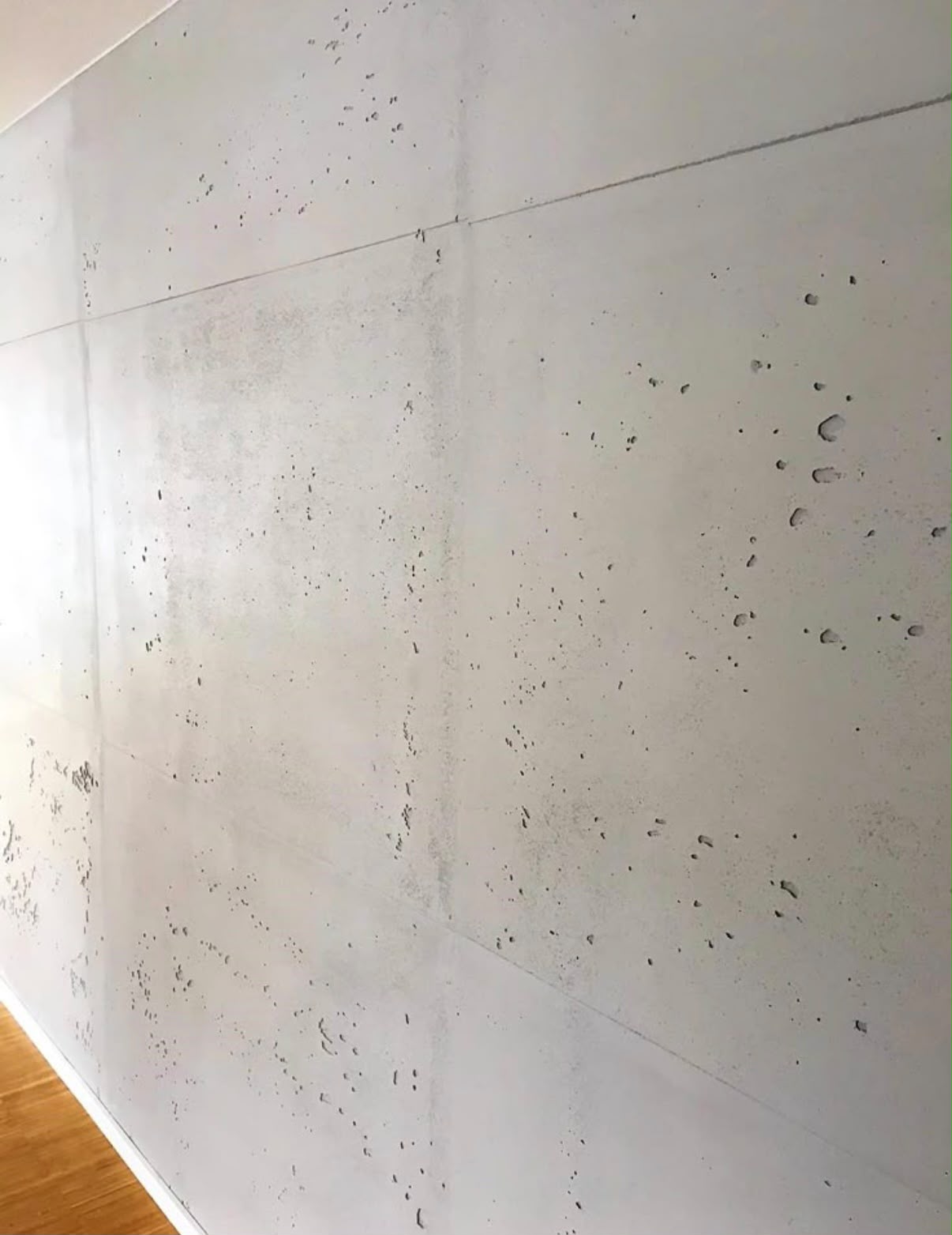 Wandgestaltung in Betonoptik